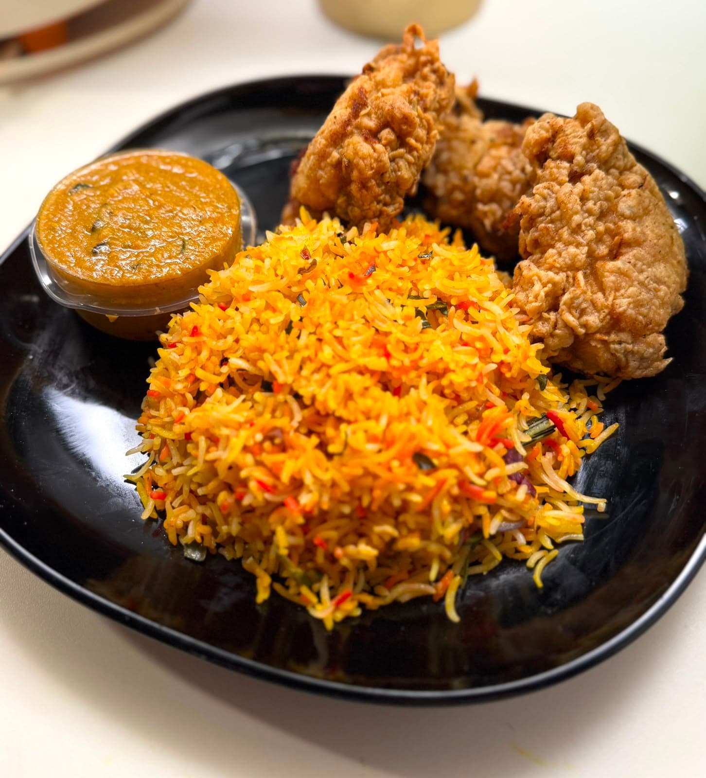 Supplied crispy chicken photograph.