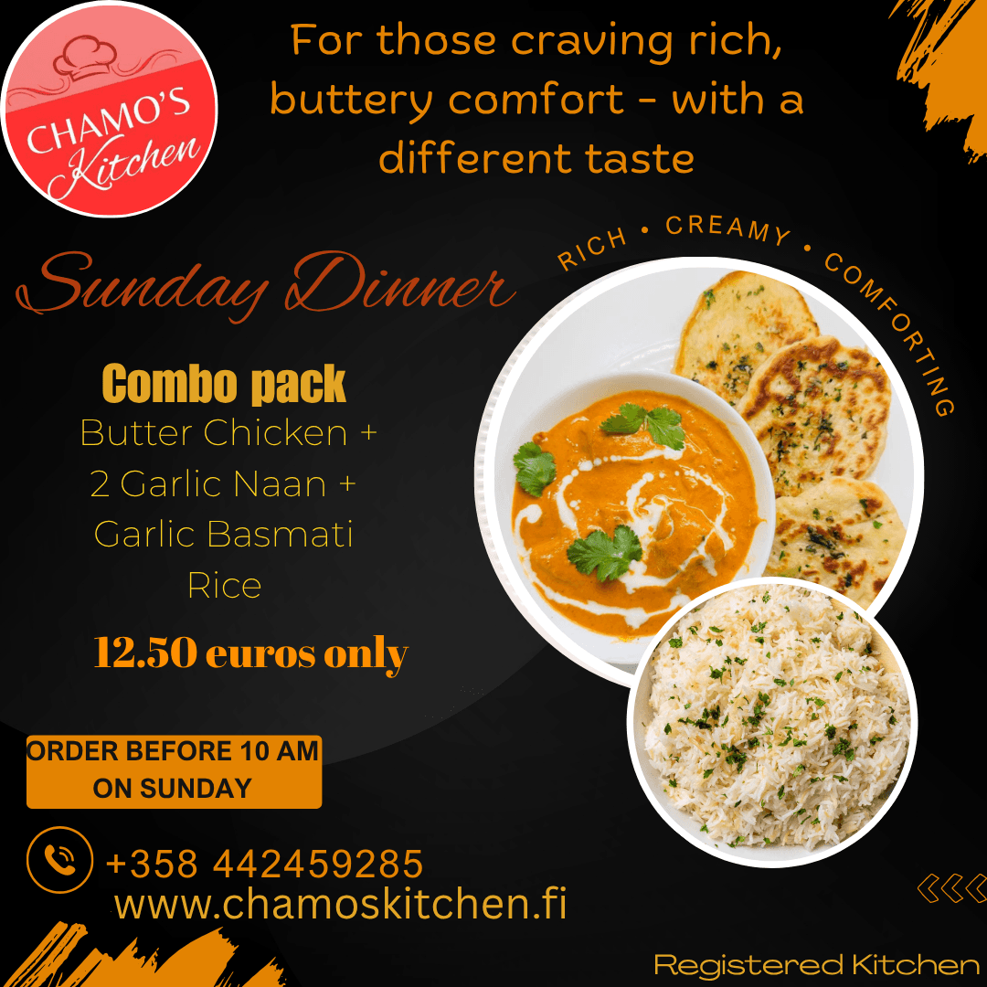Supplied Chamo's Kitchen rice dish photograph.